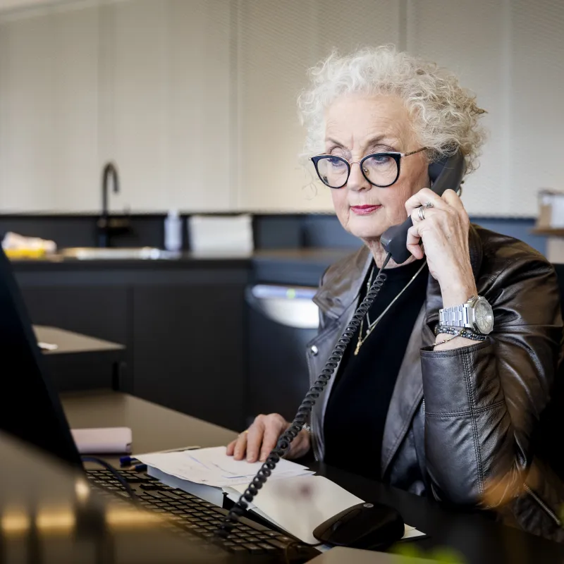 vrouw pensioen